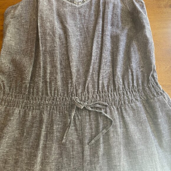 NWOT Size XL Calypso St. Barth for Target linen blend faded brown jumpsuit - Picture 4 of 15